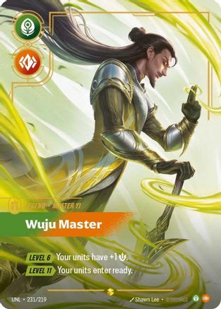 Master Yi - Wuju Master (Overnumbered) (231/219) - Unleashed Foil - Trinity Hobby