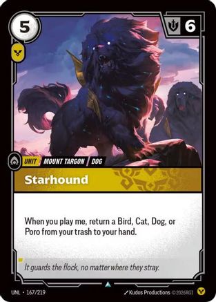 Starhound (167/219) - Unleashed - Trinity Hobby
