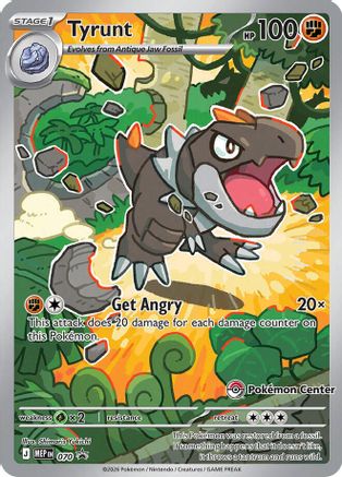 Tyrunt (Pokemon Center Exclusive) - (070/null) Holofoil [ME Mega Evolution Promo] - Trinity Hobby