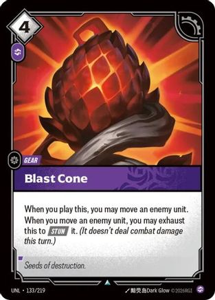 Blast Cone (133/219) - Unleashed - Trinity Hobby