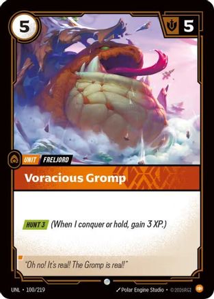 Voracious Gromp (100/219) - Unleashed - Trinity Hobby