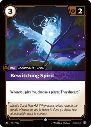 Bewitching Spirit (121/219) - Unleashed - Trinity Hobby