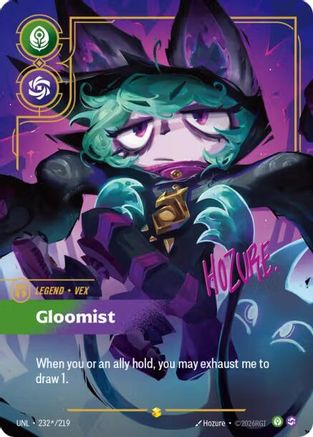 Vex - Gloomist (Signature) (232*/219) - Unleashed Foil - Trinity Hobby