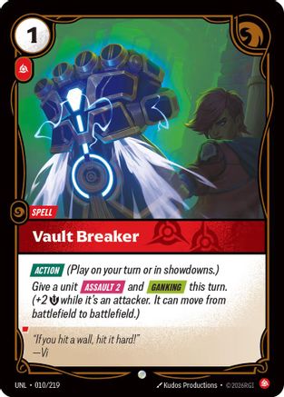 Vault Breaker (010/219) - Unleashed - Trinity Hobby