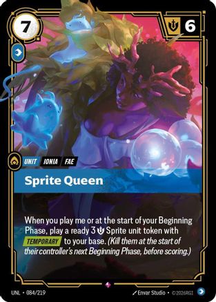Sprite Queen (084/219) - Unleashed Foil - Trinity Hobby