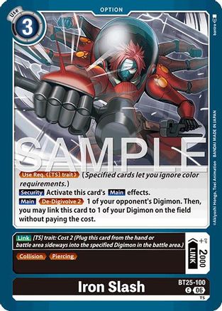 Iron Slash (BT25-100) - [Dual Revolution] - Trinity Hobby