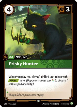 Frisky Hunter (033/219) - Unleashed Foil - Trinity Hobby