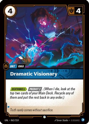 Dramatic Visionary (062/219) - Unleashed - Trinity Hobby