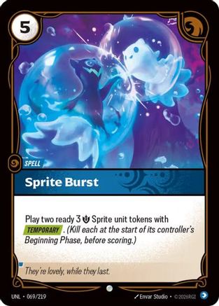 Sprite Burst (069/219) - Unleashed Foil - Trinity Hobby