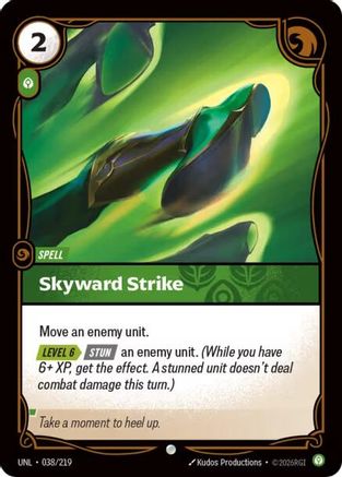 Skyward Strike (038/219) - Unleashed - Trinity Hobby