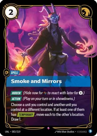 Smoke and Mirrors (083/219) - Unleashed Foil - Trinity Hobby