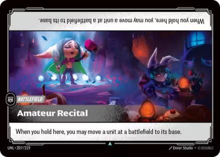 Amateur Recital (207/219) - Unleashed Foil - Trinity Hobby