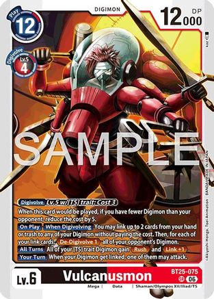 Vulcanusmon (BT25-075) - [Dual Revolution] Foil