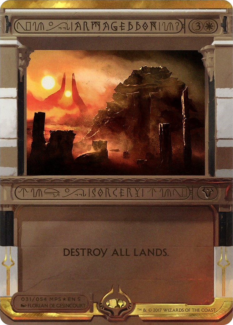Armageddon (Invocation) [Amonkhet Invocations] - Trinity Hobby