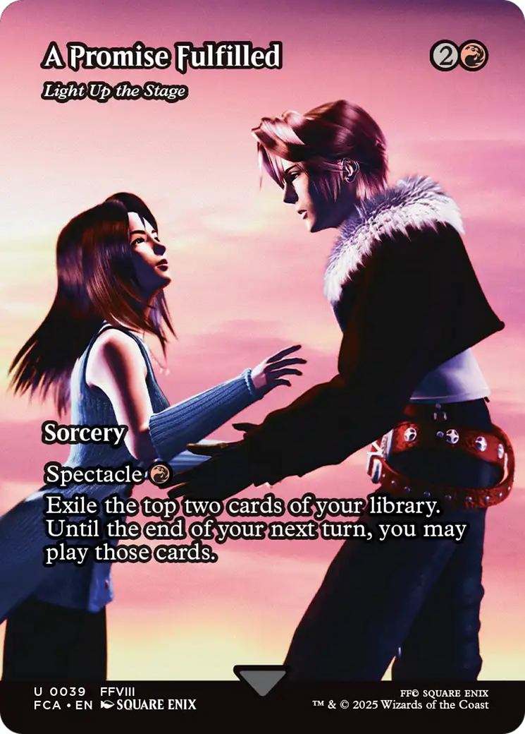 Light Up the Stage  (FCA-039) - [FINAL FANTASY: Through the Ages] / A Promise Fulfilled (Borderless)