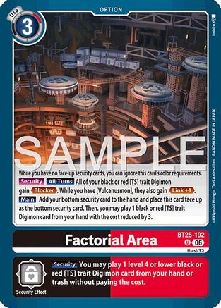 Factorial Area (BT25-102) - [Dual Revolution]