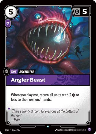 Angler Beast (132/219) - Unleashed - Trinity Hobby
