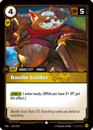 Bandle Soldier (151/219) - Unleashed - Trinity Hobby