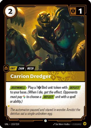 Carrion Dredger (153/219) - Unleashed Foil - Trinity Hobby