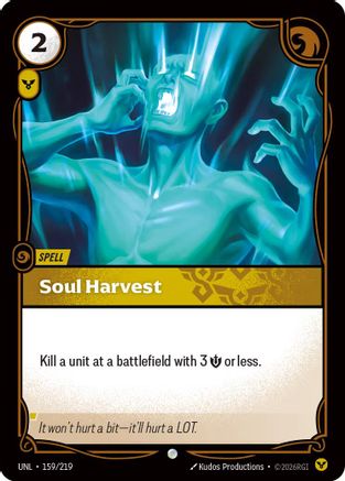 Soul Harvest (159/219) - Unleashed - Trinity Hobby