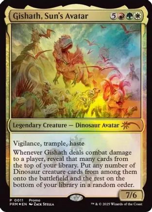 Gishath, Sun's Avatar  [Foil]  (MEDIA-011) - [Media Promos] - Trinity Hobby