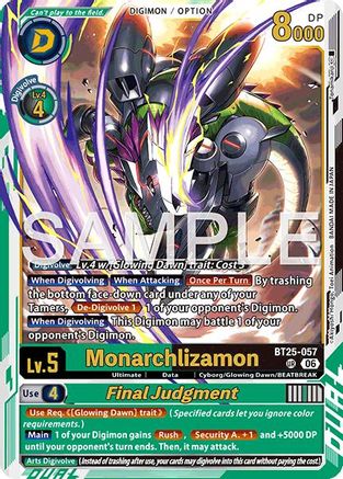 Monarchlizamon // Final Judgement (BT25-057) - [Dual Revolution] Foil