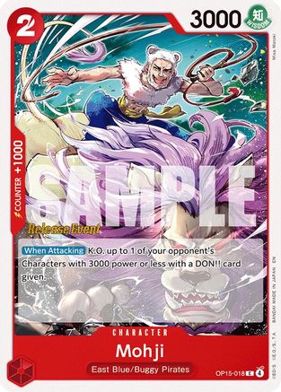 Mohji (OP15-018) - [Adventure on Kami's Island Release Event Cards]