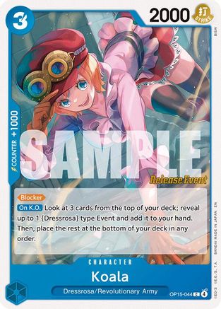 Koala (OP15-044) - [Adventure on Kami's Island Release Event Cards]