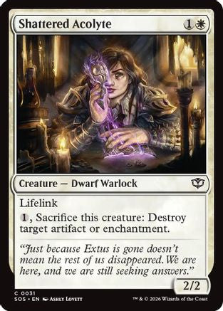 Shattered Acolyte  [Foil]  (SOS-031) - [Secrets of Strixhaven] - Trinity Hobby