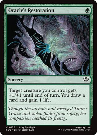 Oracle's Restoration  [Foil]  (SOS-156) - [Secrets of Strixhaven] - Trinity Hobby