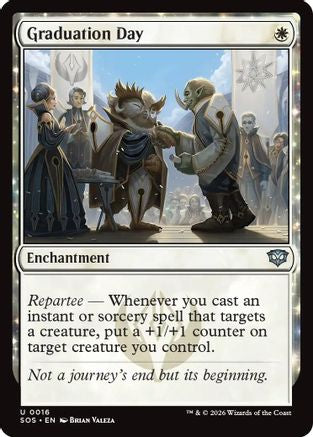 Graduation Day  [Foil]  (SOS-016) - [Secrets of Strixhaven] - Trinity Hobby