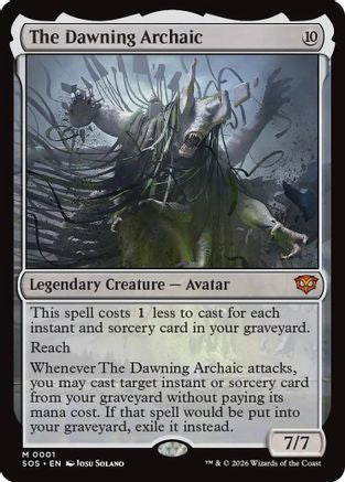The Dawning Archaic  [Foil]  (SOS-001) - [Secrets of Strixhaven] - Trinity Hobby