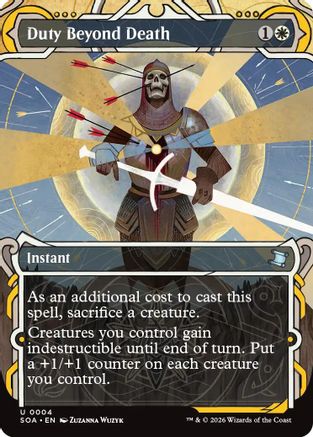 Duty Beyond Death  [Foil]  (SOA-004) - [Secrets of Strixhaven: Mystical Archive] - Trinity Hobby