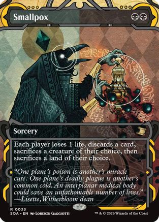 Smallpox  [Foil]  (SOA-033) - [Secrets of Strixhaven: Mystical Archive] - Trinity Hobby
