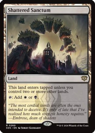 Shattered Sanctum  [Foil]  (SOS-260) - [Secrets of Strixhaven] - Trinity Hobby