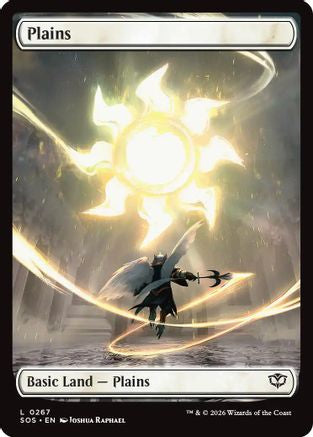 Plains (0267)  [Foil]  (SOS-267) - [Secrets of Strixhaven] - Trinity Hobby