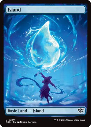 Island (0268)  [Foil]  (SOS-268) - [Secrets of Strixhaven] - Trinity Hobby