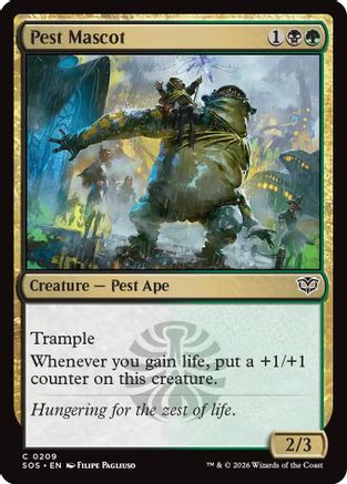 Pest Mascot  [Foil]  (SOS-209) - [Secrets of Strixhaven] - Trinity Hobby