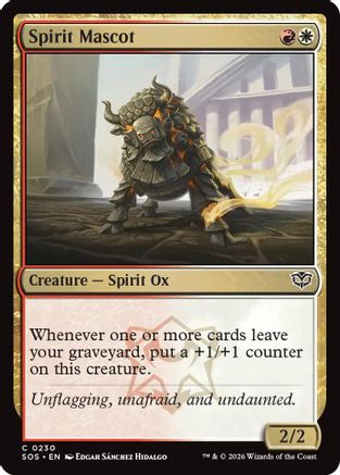 Spirit Mascot  [Foil]  (SOS-230) - [Secrets of Strixhaven] - Trinity Hobby