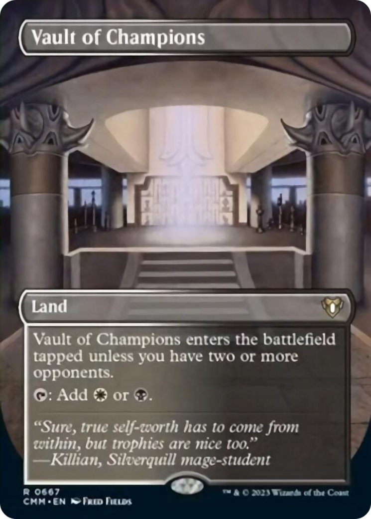 Vault of Champions (Borderless Alternate Art) [Commander Masters] - Trinity Hobby