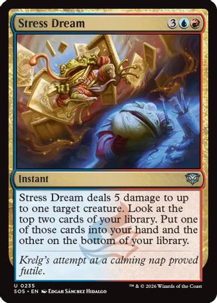 Stress Dream  [Foil]  (SOS-235) - [Secrets of Strixhaven] - Trinity Hobby