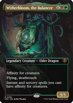 Witherbloom, the Balancer (Borderless)  [Foil]  (SOS-288) - [Secrets of Strixhaven] - Trinity Hobby