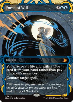 Force of Will  [Foil]  (SOA-019) - [Secrets of Strixhaven: Mystical Archive] - Trinity Hobby