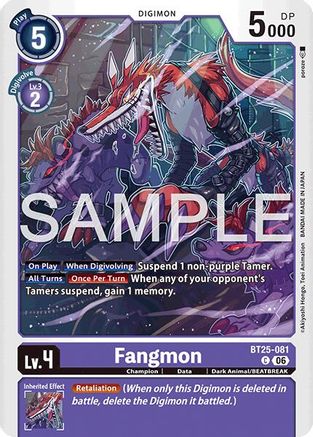 Fangmon (BT25-081) - [Dual Revolution]