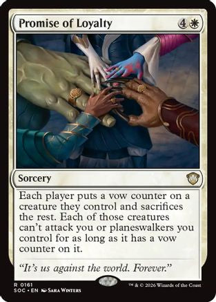 Promise of Loyalty  (SOC-161) - [Commander: Secrets of Strixhaven]