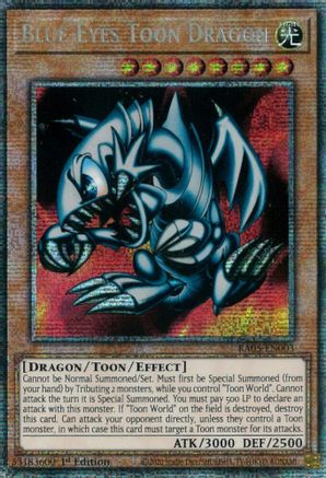Blue-Eyes Toon Dragon [RA05-EN003] - Rarity Collection 5 1st Edition - Super Rare - Trinity Hobby