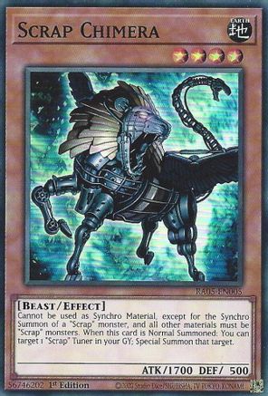 Scrap Chimera [RA05-EN005] - Rarity Collection 5 1st Edition - Super Rare - Trinity Hobby