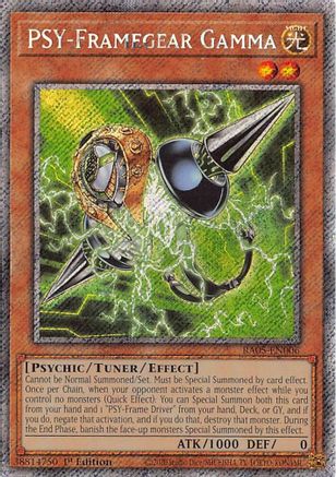 PSY-Framegear Gamma (Platinum Secret Rare) [RA05-EN006] - Rarity Collection 5 1st Edition - Platinum Secret Rare - Trinity Hobby