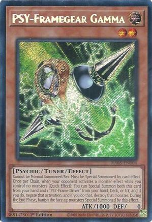 PSY-Framegear Gamma (Secret Rare) [RA05-EN006] - Rarity Collection 5 1st Edition - Secret Rare - Trinity Hobby
