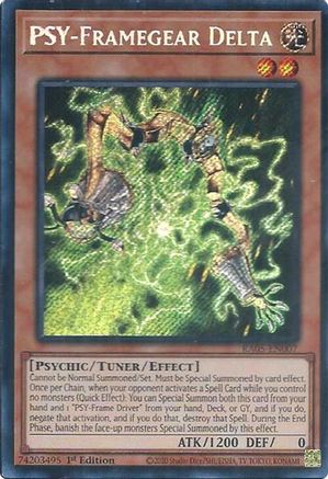 PSY-Framegear Delta (Secret Rare) [RA05-EN007] - Rarity Collection 5 1st Edition - Secret Rare - Trinity Hobby
